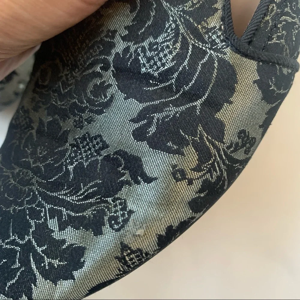 Franco Sarto smoking loafers Jacquard Print size 6.5